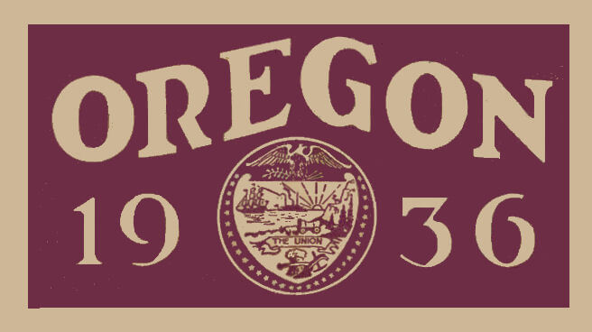 (image for) 1936 Oregon State Inspection Sticker